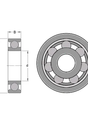 ZVL 6304 – ložisko 20×52×15 mm Finální Výprodej