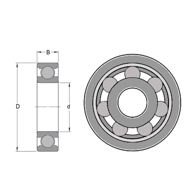 Přímo Od Výrobce IBB 6000 – ložisko 10×26×8 mm