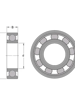 ZVL 16007 – ložisko 35×62×9 mm Vrácení Zdarma