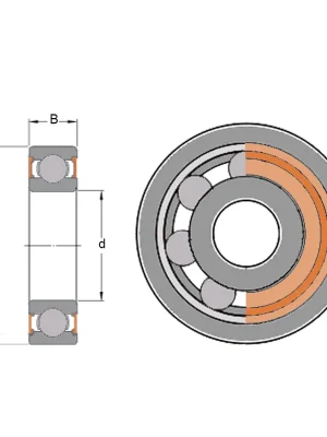 Zlevněný SKF 6209 2RS1/C3 – ložisko 45×85×19 mm