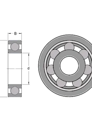 ZVL 6305 C3 – ložisko 25×62×17 mm Poslední Šance