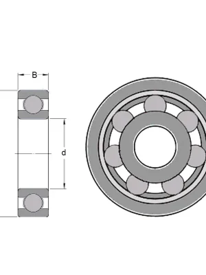 Značkový SKF 6202 /C3 – ložisko 15×35×11 mm