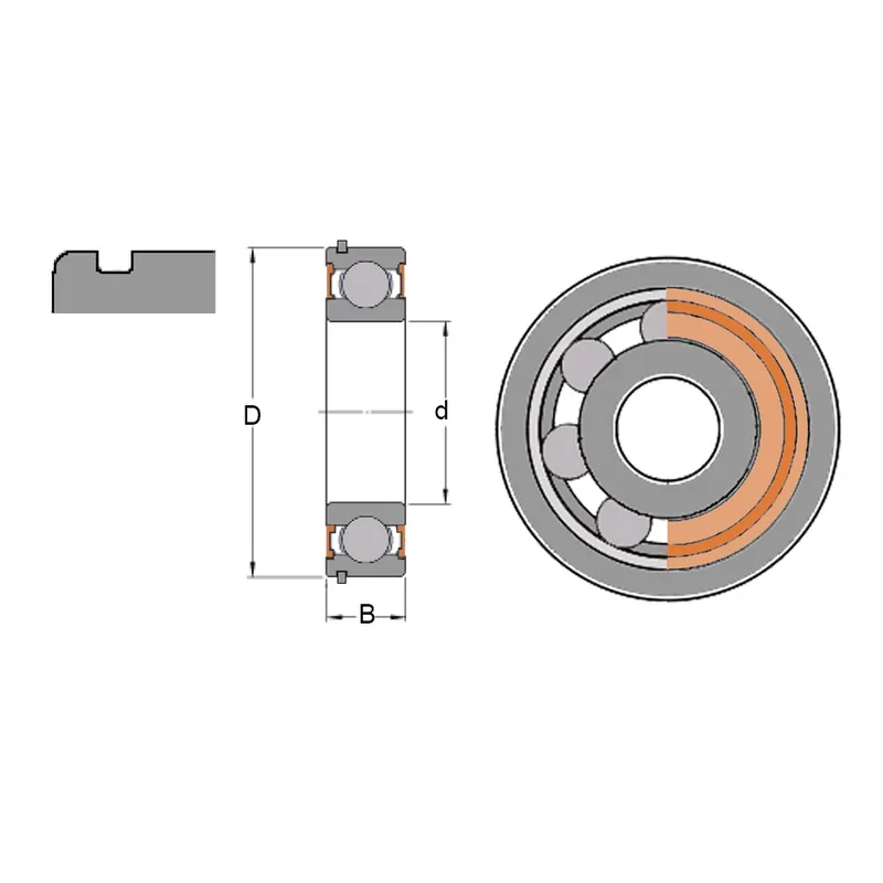 Rychlé Dodání SKF 6004 2RSHNR – ložisko