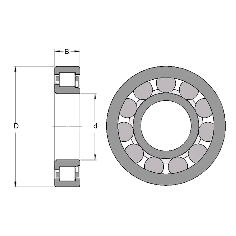 Super Cena ZVL NJ 2210 E – ložisko 50×90×23 mm
