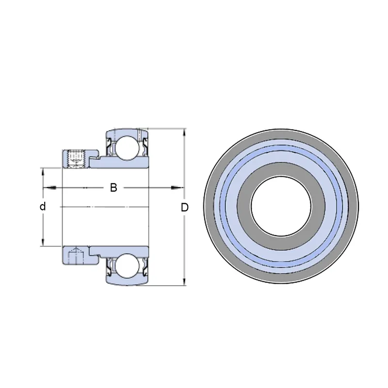 SKF YET 204 – ložisko 20×47×31 mm Finální Výprodej