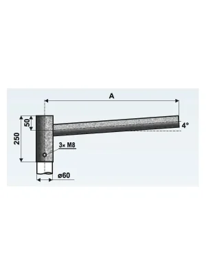 Výložník UD 1/60-1000 žZn Nejlepší Volba