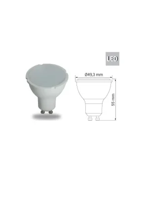 LED žár.ORO-GU10-TOTO-6,5W-WW 3000K Finální Výprodej