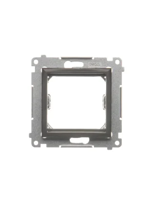 Novinka Adaptér přechodový (průchodka) pro zařízení standardu 45 x 45 mm, Simon 54, barva hnědá metalizovaná