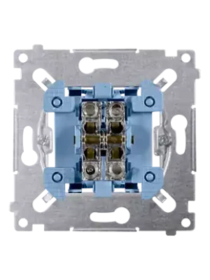 Přepínač střídavý (přístroj), řazení 6,10 A / 250 V~, bezšroubové svorky Časově Omezené
