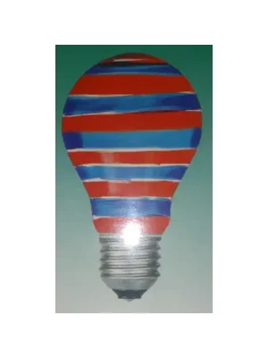 Žárovka 230V 40W E27 ru-modrá Eg Super Cena