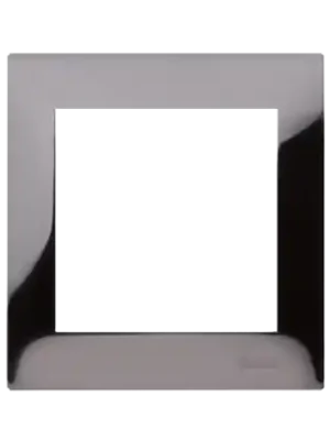 Rámeček 1 násobný, kovový, Simon 54, barva tmavá ocel Zlevněný