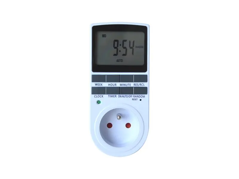 Dokud Zásoby Vydrží Spínací zásuvka GETI GDT02 digitální týdenní