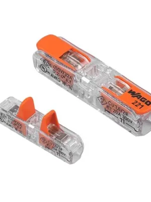 Svorka spojovací Wago 221-2411, 2x0,2-4mm s páčkou, 5 kusů Expresní Doručení