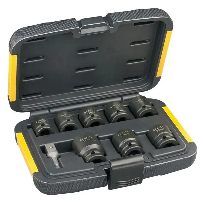 DEWALT SADA HLAVIC DT7507 PRO RÁZOVÉ UTAHOVÁKY 1/2INCH S REDUKCÍ Z 1/4INCH NA 1/2INCH 9KS Nejprodávanější