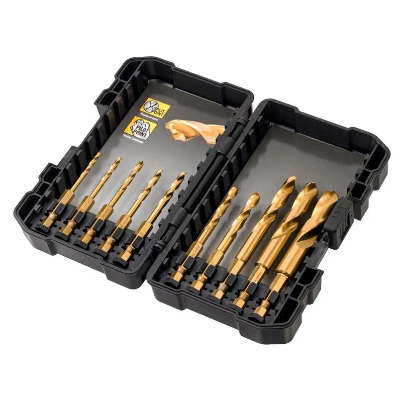 Zlevněný DEWALT SADA VRTÁKU 10-DÍL. DT50050 TITANOVÝCH V MM 3, 3.2, 3.5, 4, 4.5, 5, 6, 8, 10, 12