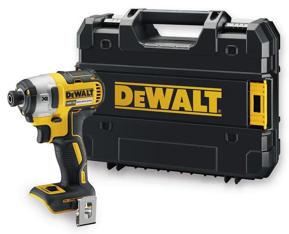 Horká Nabídka DEWALT UTAHOVÁK DCF887NT BEZUHLÍKOVÝ RÁZOVÝ 18V XR 205NM BEZ NABÍJEČKY A BATERIÍ V KUFRU