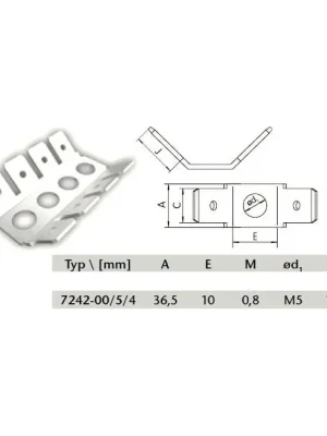 Nakupujte Hned Konektor 7242-00/5/4 2*T6,3/sv. DK