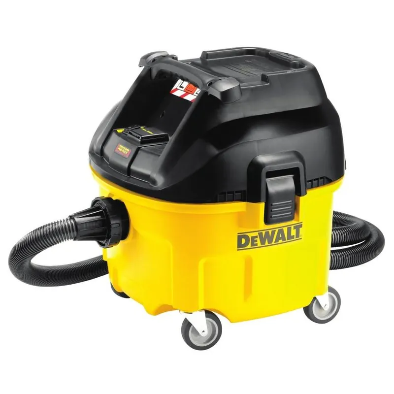 Super Cena DEWALT VYSAVAČ DWV901L 1250W TŘÍDA L OBJEM 26,5L EXTERNÍ ZÁSUVKA