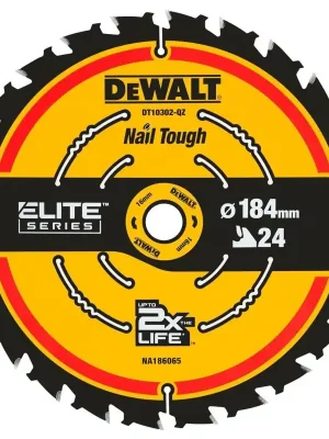 Cenová Bomba DEWALT KOTOUČ PILOVÝ 184X16MM 24 ZUBŮ ATB +20ST UNIV. ŘEZ DT10302