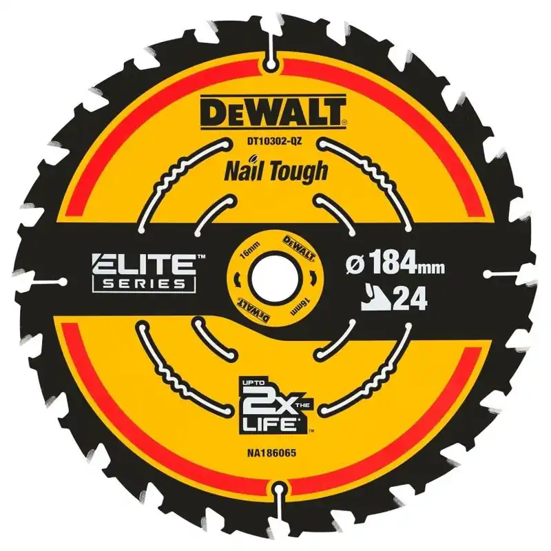 Cenová Bomba DEWALT KOTOUČ PILOVÝ 184X16MM 24 ZUBŮ ATB +20ST UNIV. ŘEZ DT10302