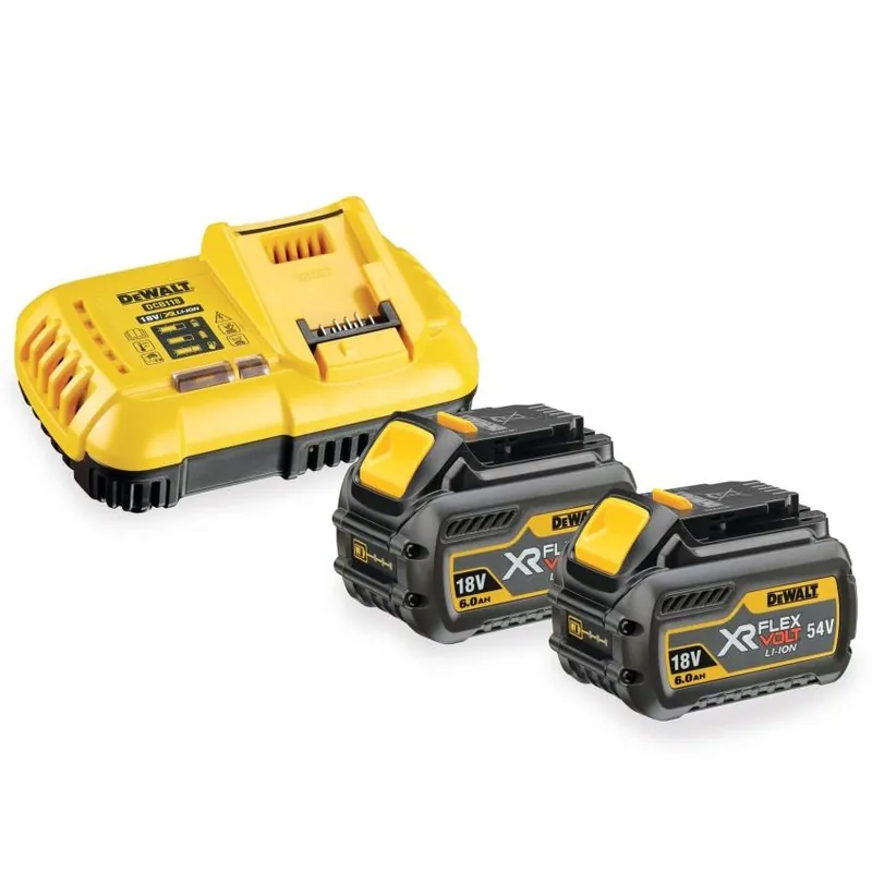DEWALT NABÍJEČKA DCB118T2 XR FLEXVOLT + 2X FLEXVOLT AKUM. 6 Poslední Šance