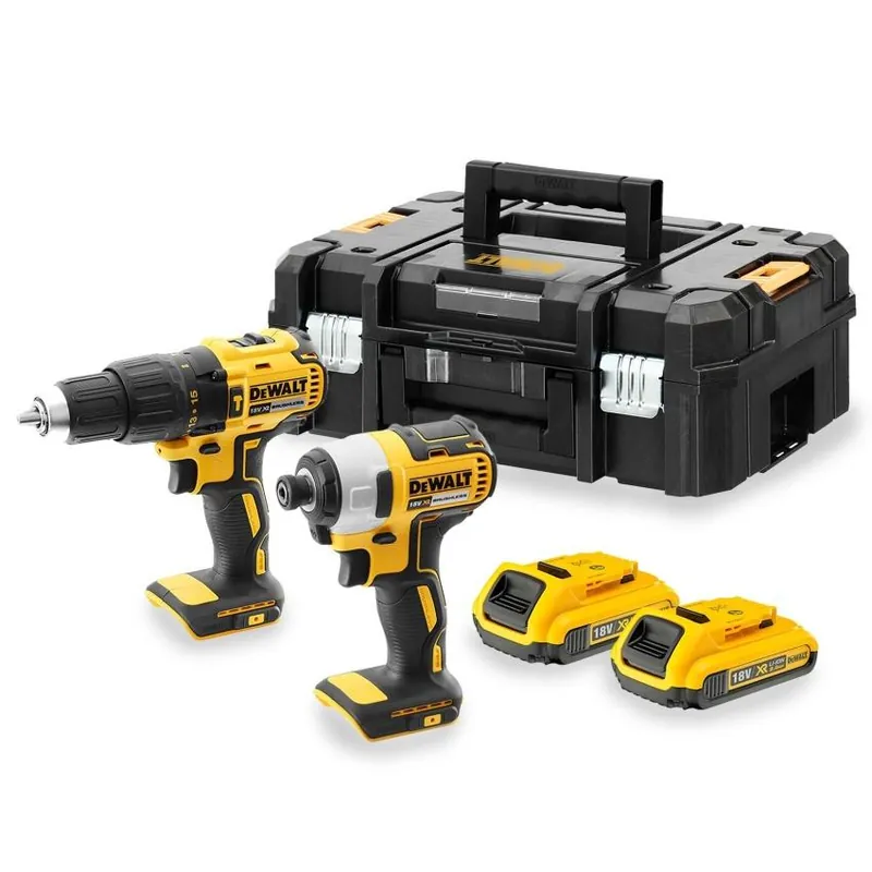 Časově Omezené DEWALT SET NÁŘADÍ DCK2060D2T 18V BEZUHLÍK, VRTAČKA DCD778 A RÁZ UTAHOVÁK DCF787, 2X2,0AH