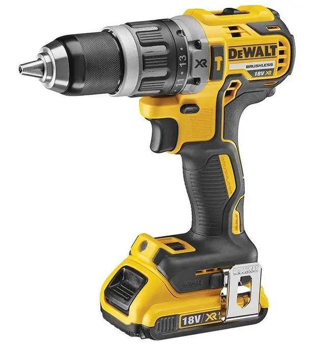DEWALT VRTAČKA DCD796D2, XR BEZUHLÍK. PŘÍKLEP., 18V AKU LI-ION 2,0AH, 70NM Nízká Cena