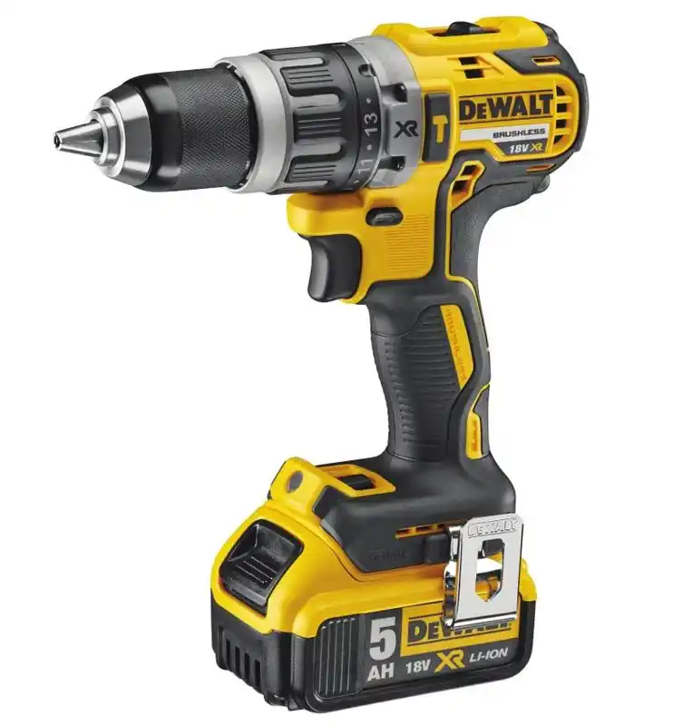 Odeslání Ihned DEWALT VRTAČKA DCD796P2-QW, XR BEZUHLÍK. PŘÍKLEP., 18V AKU 2x 5Ah baterie, nabíječka