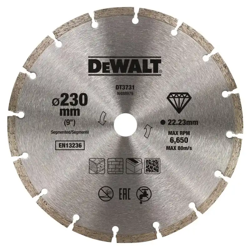 Diamantový kotouč DEWALT 230x22,2mm DT3731 Zlevněný