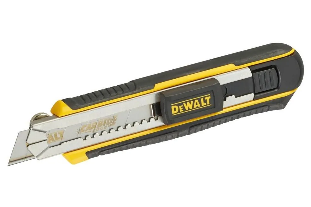 DEWALT NŮŽ PLASTOVÝ ODLAMOVACÍ 18MM VČETNĚ TŘÍ NÁHRADNÍCH KARBIDOVÝCH ČEPELÍ DWHT0-10249 Nejlepší Volba