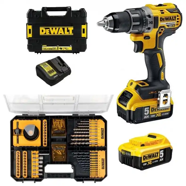 Vysoce Kvalitní DEWALT SADA AKU VRTAČKY DCD791P2 BITŮ A VRTÁKŮ DT71569