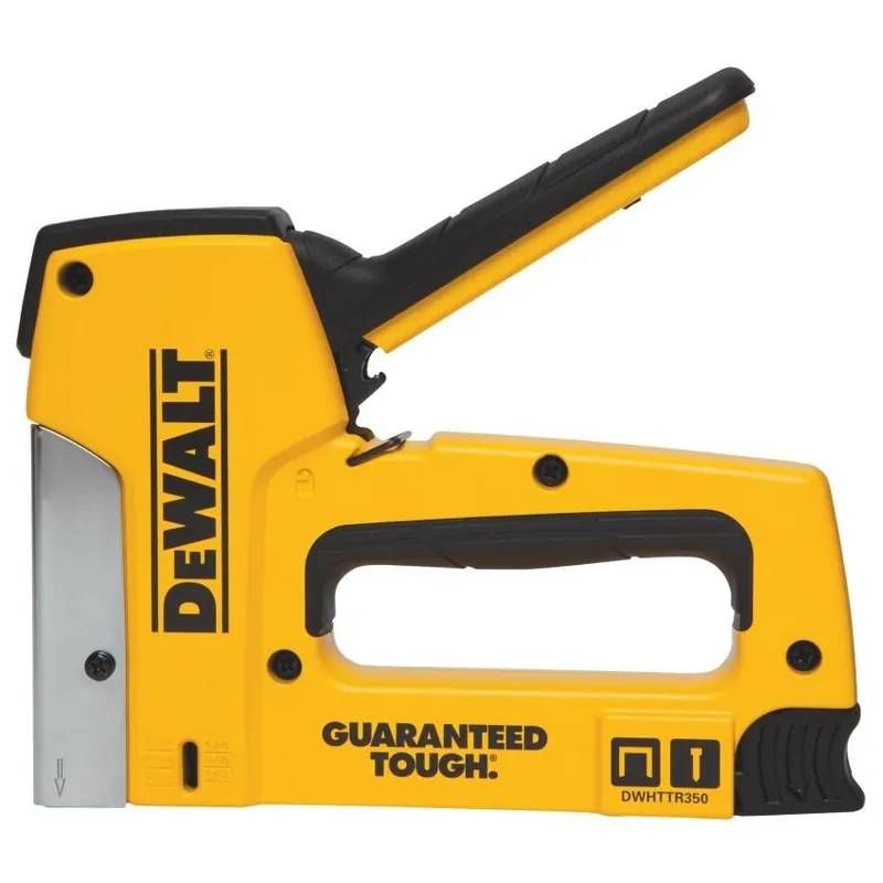 Omezená Nabídka DEWALT SPONKOVAČKA UNIVERZ. 2V1 SPONKY 6, 8, 10, 12, 14MM, HŘEBÍKY 12 A 15MM DWHTTR350-0