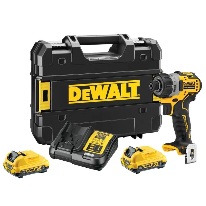 Dokud Zásoby Vydrží DEWALT ŠROUBOVÁK DCF601D2-QW 12V BEZUHLÍKOVÝ 2X AKUMULÁTOR