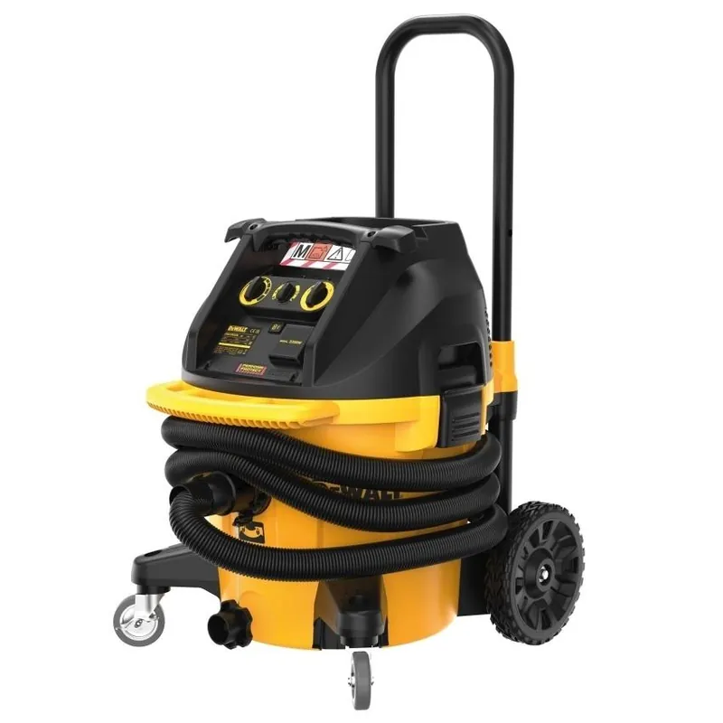DEWALT VYSAVAČ TŘÍDA M 1400W NÁDOBA 38L PRŮTOK VZDUCHU 75L/S PODTLAK 25KPA. 15KG DWV905M-QS Bezpečná Platba