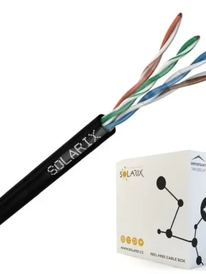 Nejlepší Volba Instalační kabel 27655191 SOLARIX SXKD-5E-UTP-PE venkovní balení 305m