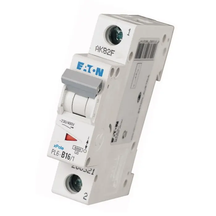 Akce Jednofázový jistič Eaton 286521 PL6-B16/1 na DIN lištu