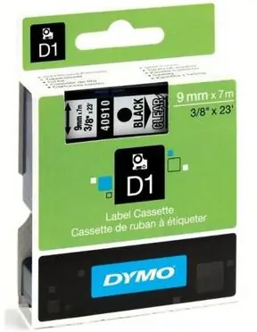 DYMO PÁSKA 40910 - 9MM X 7M ČERNÁ/PRŮSVITNÁ S0720670 Výhodná Nabídka