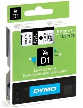 Cenově Výhodný DYMO PÁSKA 41913 - 9MM X 7M ČERNÁ/BÍLÁ S0720680