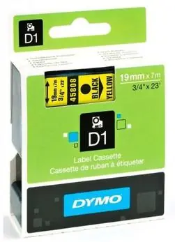 Cenový Hit DYMO PÁSKA 45808 - 19MM X 7M ČERNÁ/ŽLUTÁ S0720880