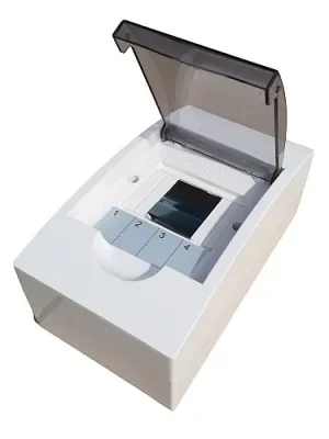 Nová Kolekce Elektrický rozvaděč SEZ STI612-4 4M modulový na omítku transparentní dvířka