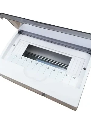 Nejprodávanější Elektrický rozvaděč SEZ STI615-12 12M modulový na omítku transparentní dvířka
