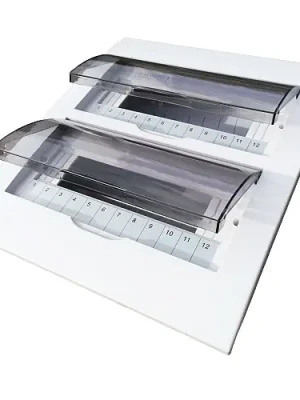 Originální Elektrický rozvaděč SEZ STI610-24 24M modulový pod omítku transparentní dvířka