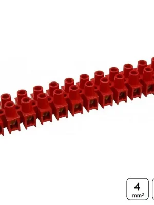 Vysoce Kvalitní Lámací svorkovnice 4 mm2 červená SEZ 6336-36