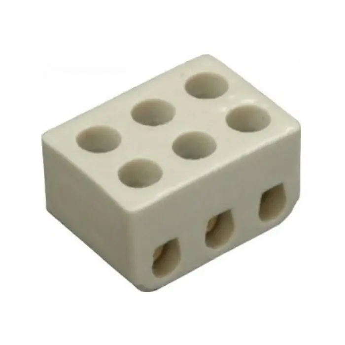 Výprodej SEZ 6112-06 Spojka svítidlová keramická 3x4mm