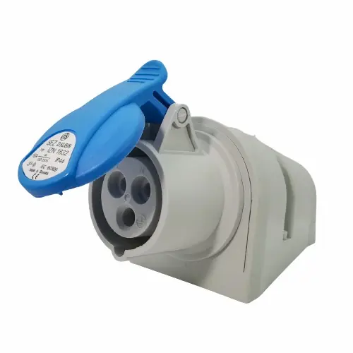 Originální Průmyslová nástěnná zásuvka IZN 1632 230V, IP44, 16A, 3-pól