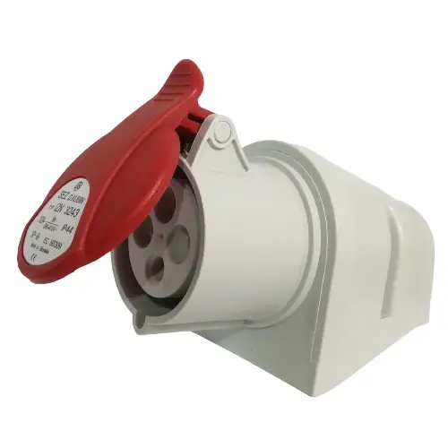 Průmyslová nástěnná zásuvka IZN 1643 400V, IP44, 16A, 4-pól Aktuální