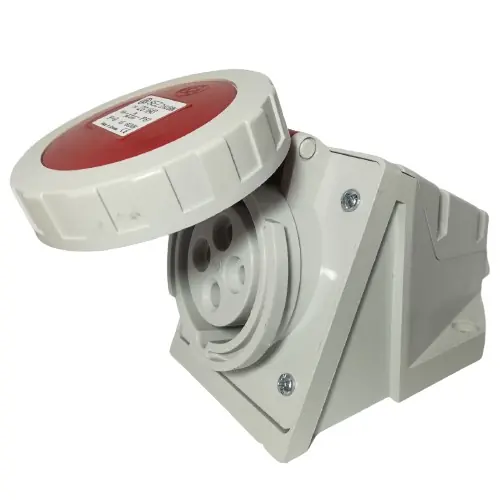 Průmyslová nástěnná zásuvka IZG 1643 400V, IP67, 16A, 4-pól Nejlepší Volba