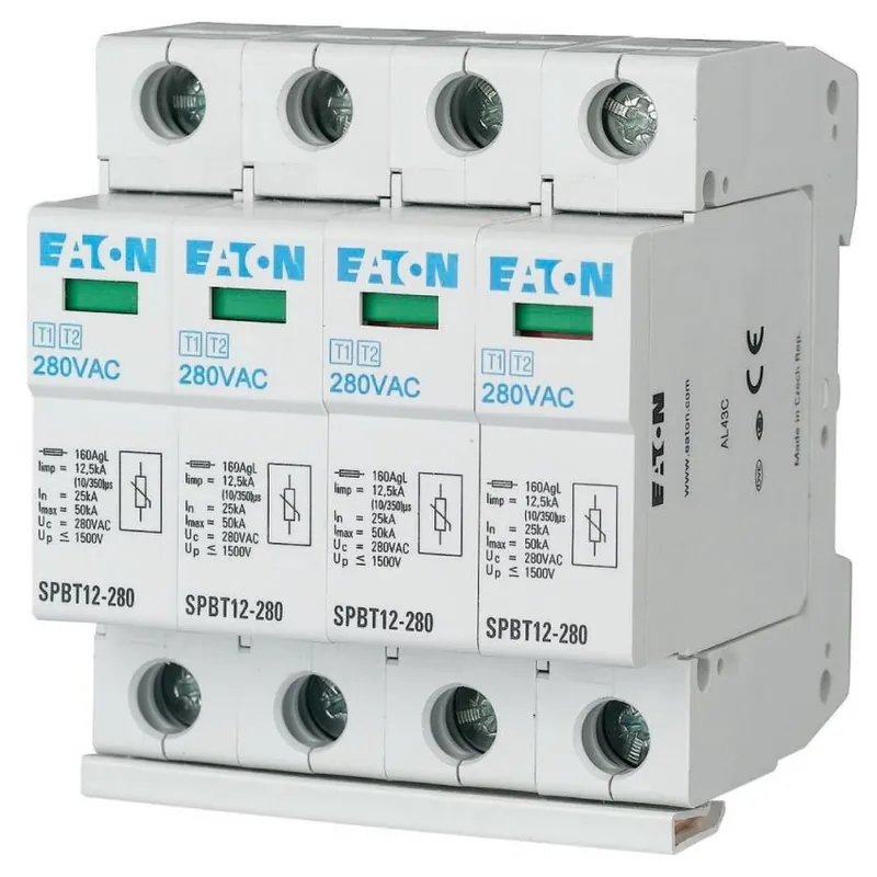 EATON SVODIČ SPBT-12/280/4 TYP1+2 12KA 280V 4P 158331 Výhodná Nabídka