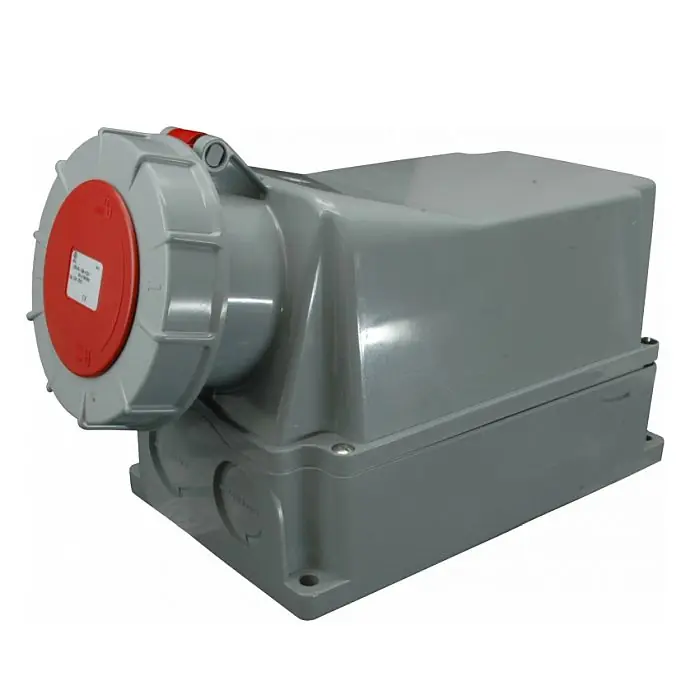 Průmyslová nástěnná zásuvka IZGN 12553 400V, IP67, 125A, 5-pól Akční Cena