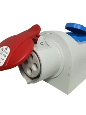 Ihned K Objednání Nástěnná zásuvka 16A/4p kombinovaná se zásuvkou 230V IZVZ 1643, 400V, IP44, 16A, 4-pól